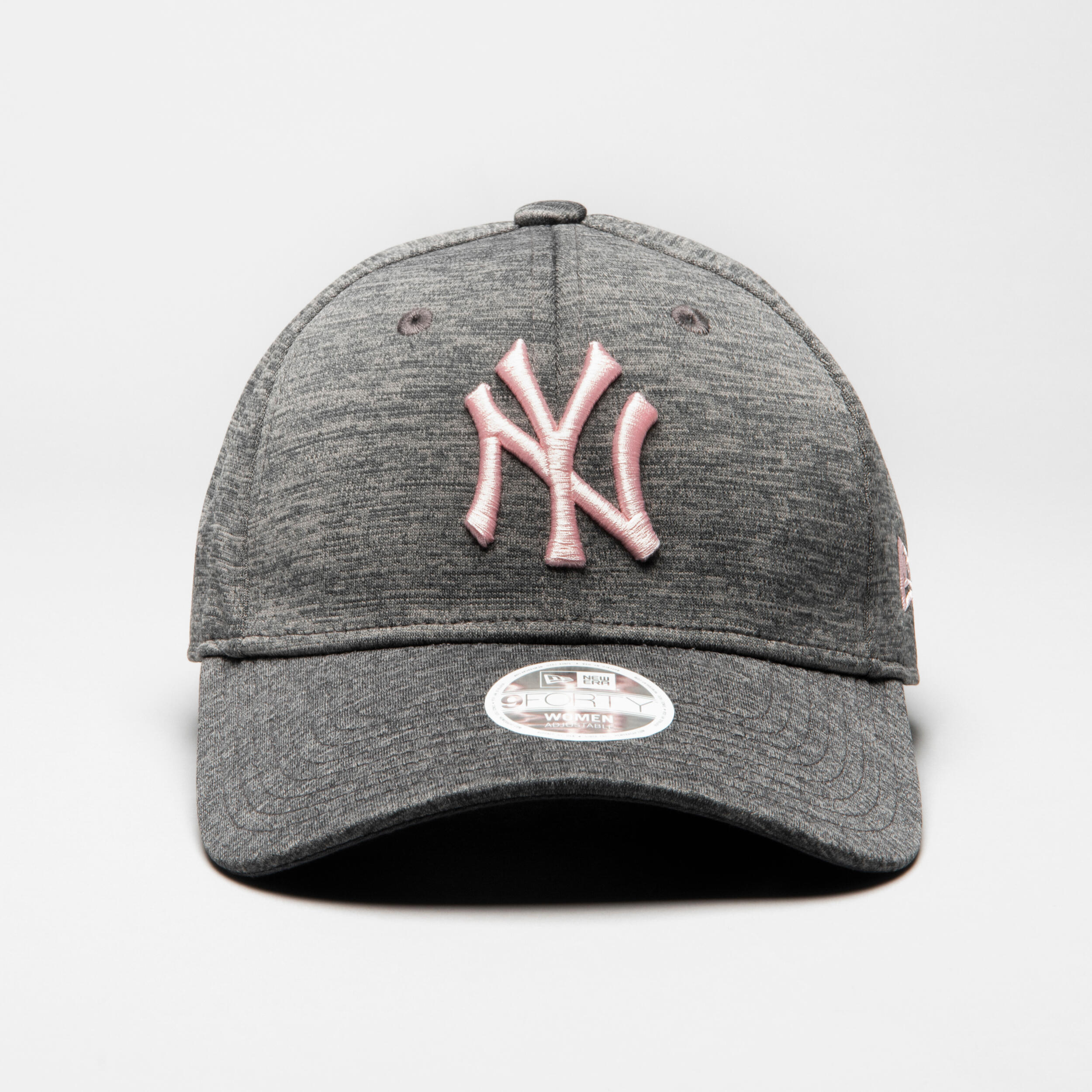 Şapcă Baseball 9Forty New York Yankees Gri-Roz Adulți