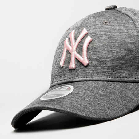 Suaugusiųjų beisbolo kepuraitė „MLB 9Forty New York Yankees“, pilka, rožinė