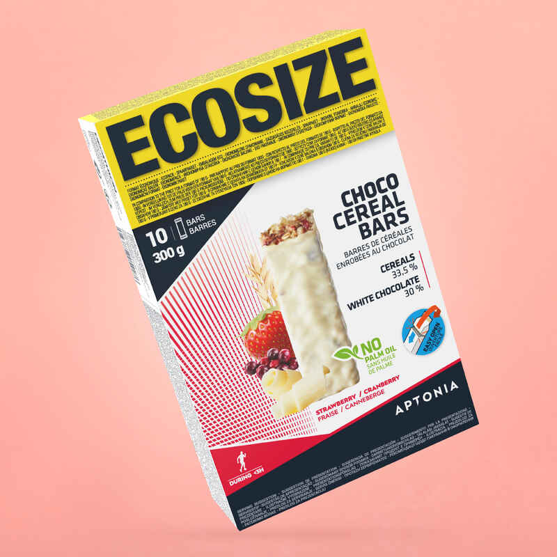 Müsliriegel Ecosize mit Schokoladenüberzug / rote Früchte 10 × 30 g Müsliriegel Ecosize mit Schokoladenüberzug / rote Früchte 10 × 30 g