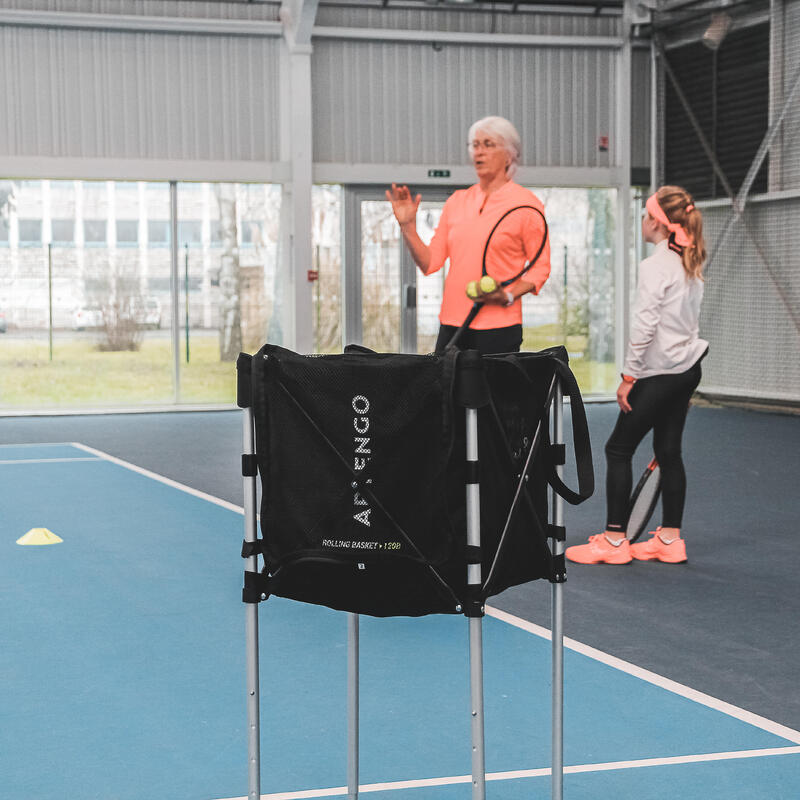 Rolling Tennis Ball Basket