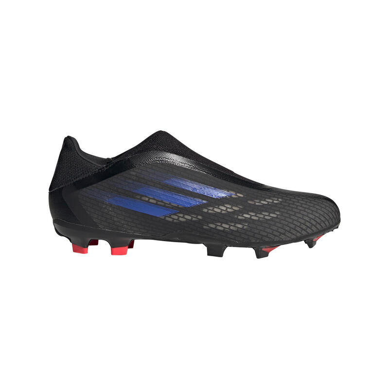 CHAUSSURES DE FOOTBALL ADULTE X.3 SPEEDFLOW LACELESS FG NOIR