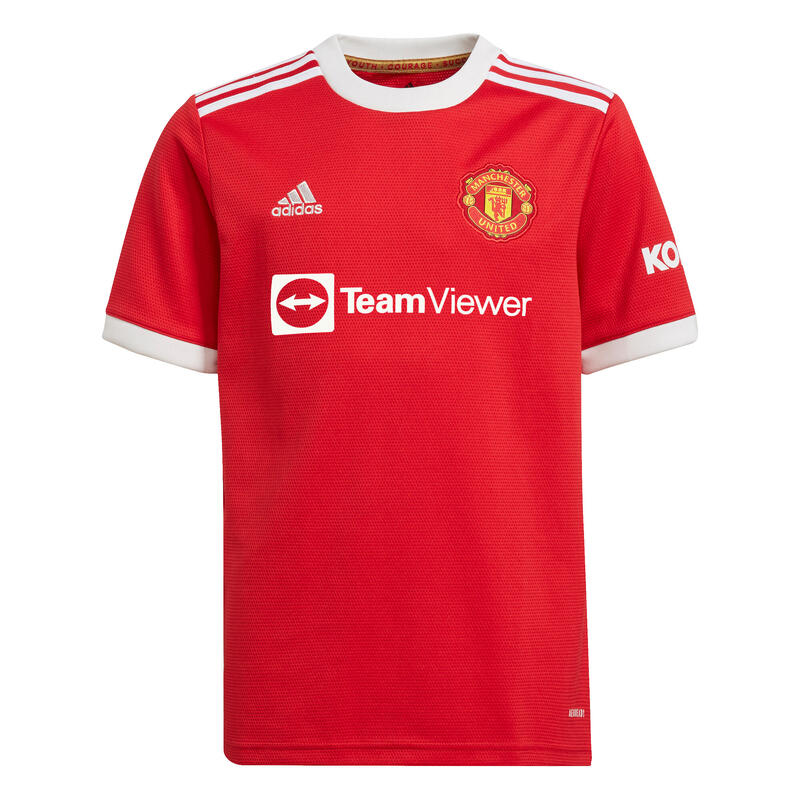 MAILLOT DE FOOTBALL DOMICILE MANCHESTER UNITED ENFANT 21/22 ADIDAS