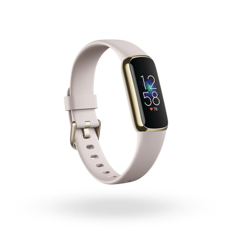 PULSERA CONECTADA DEPORTE/BIENESTAR FITBIT LUXE PACK NAVIDAD DORADO/BLANCO