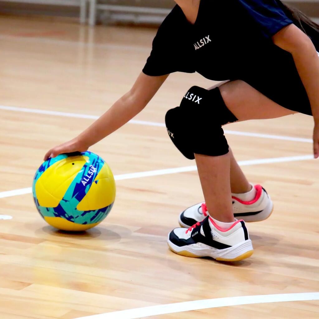 BALLON D'INITIATION AU VOLLEY-BALL V100 JAUNE