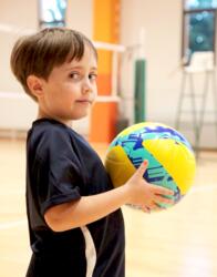 BALLON D'INITIATION AU VOLLEY-BALL V100 JAUNE