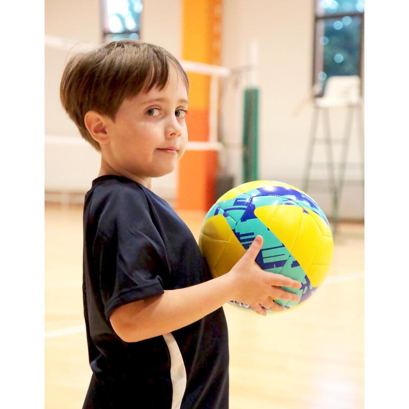 Pallone per l'apprendimento della pallavolo V100 giallo