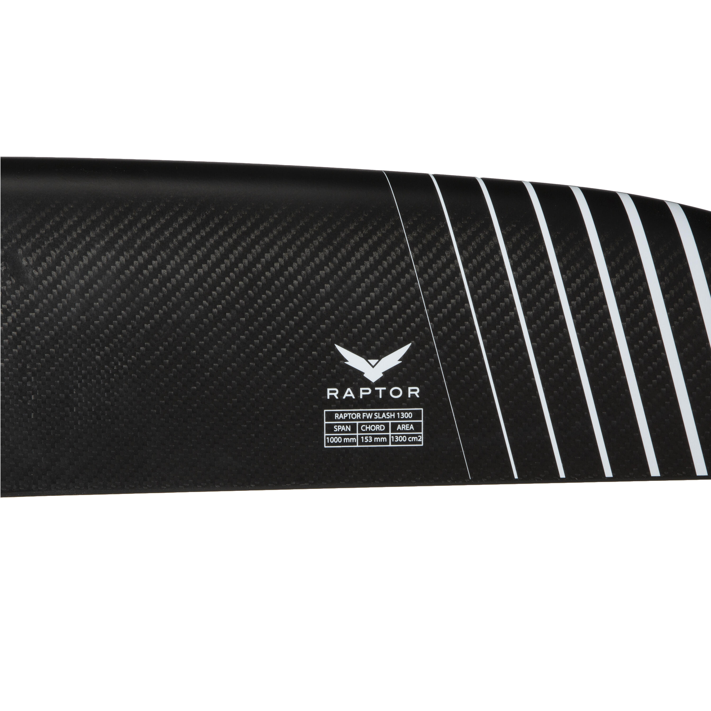 FULL FOIL SET RAPTOR SLASH 1300  SUP, wingfoiling, windsurfing - black and white 11/19
