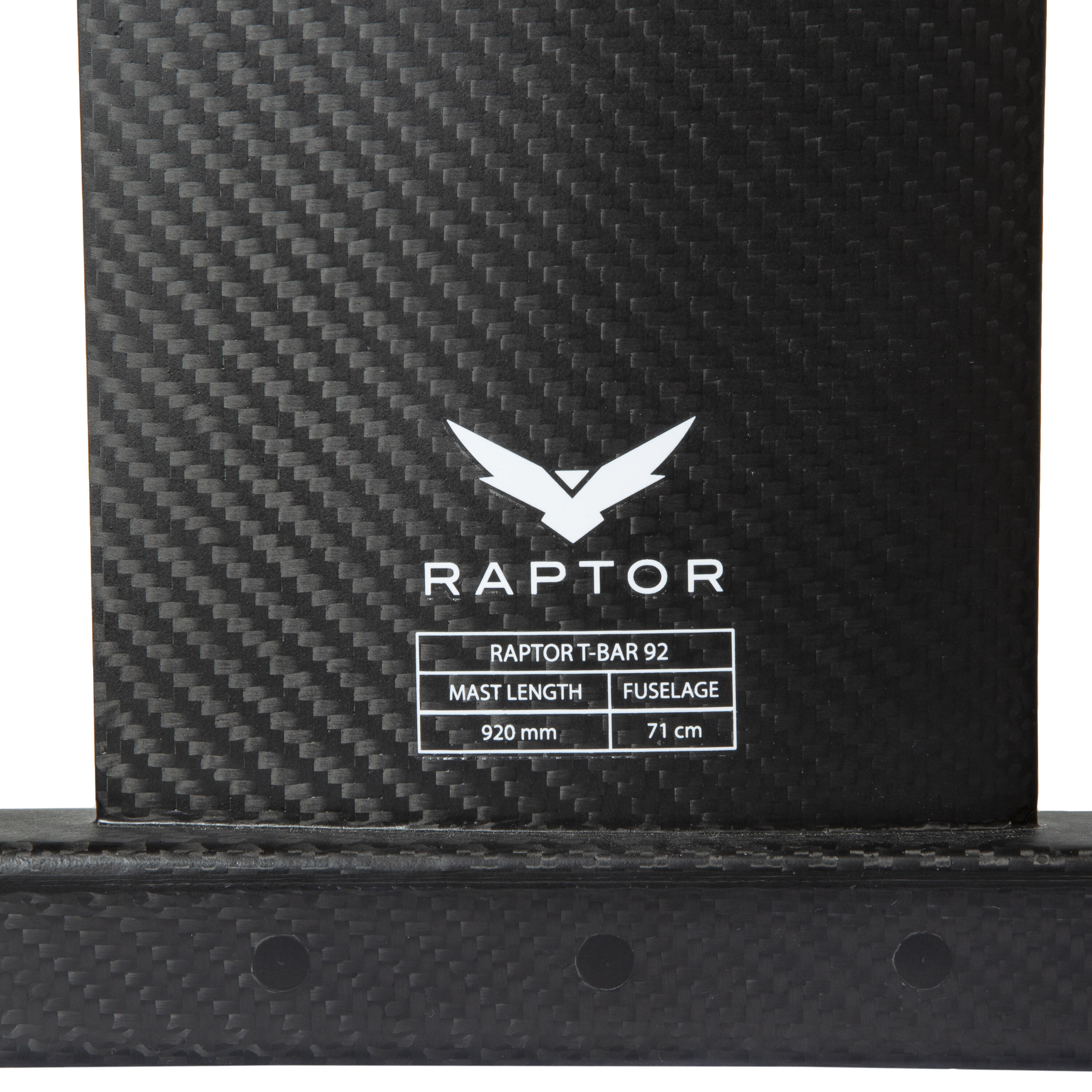 FULL FOIL SET RAPTOR SLASH 1300  SUP, wingfoiling, windsurfing - black and white 14/19