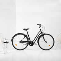 دراجة المدينة منخفضة الإطار Elops 520 - أسود