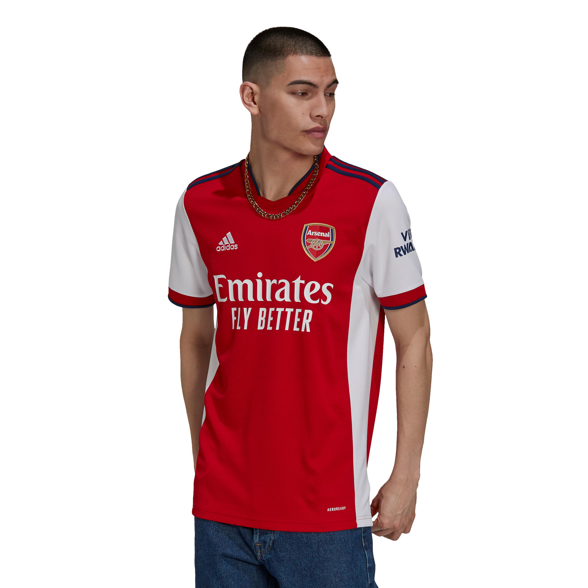 Adult Arsenal Home Football Shirt 21/22 2/6