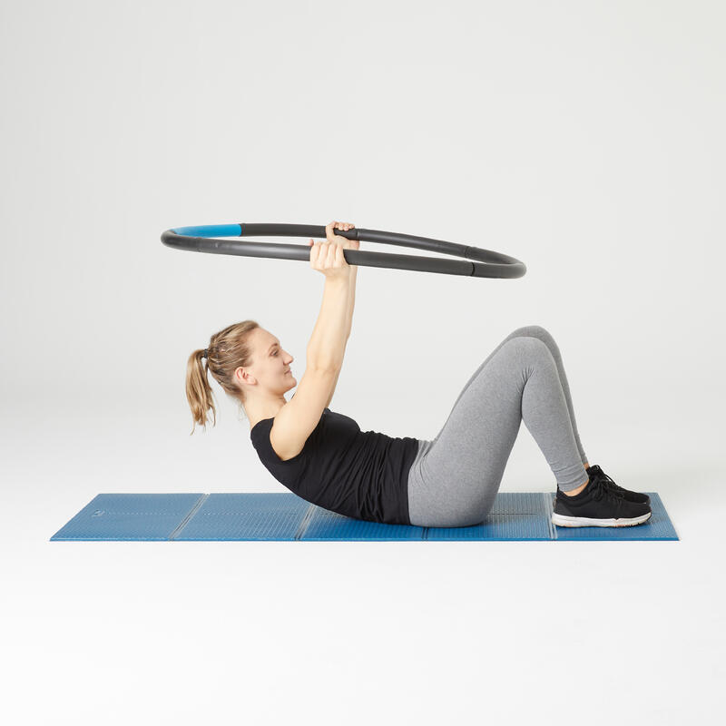 ARCO DE GINÁSTICA E PILATES LASTRADO 1,4 KG AZUL