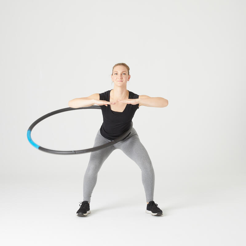 Hula Hoop, cerceaux lestés pour le fitness avec cordes à sauter 3M