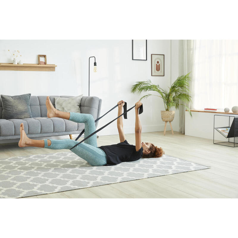 Elastik Pilates Bandı - 4 Kg - Siyah - Zor Seviye