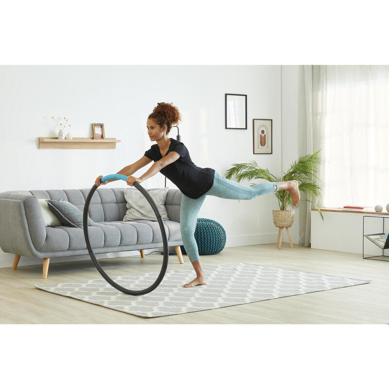 ARCO DE GINÁSTICA E PILATES LASTRADO 1,4 KG AZUL