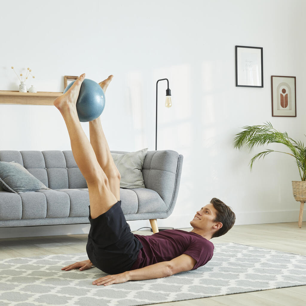 Plava meka lopta za pilates (prečnika 240 mm)