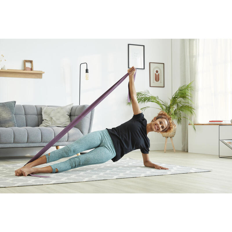 Bande élastique Pilates résistance 3 kg - Bordeaux