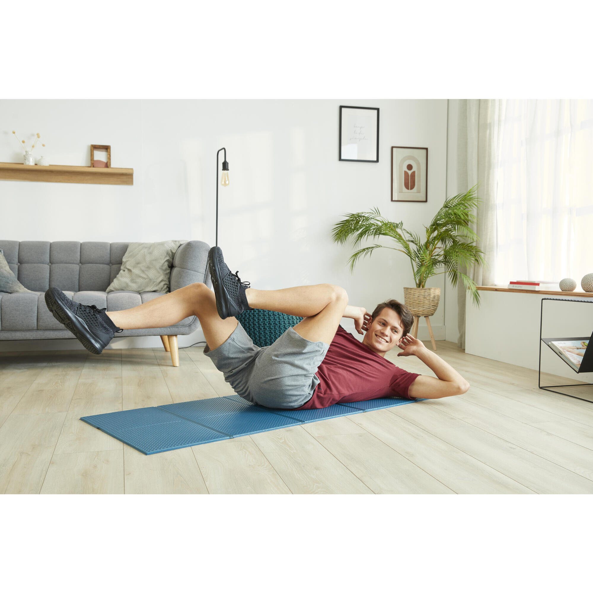 mm Tappetino fitness pieghevole 7 - Tone mat S blu