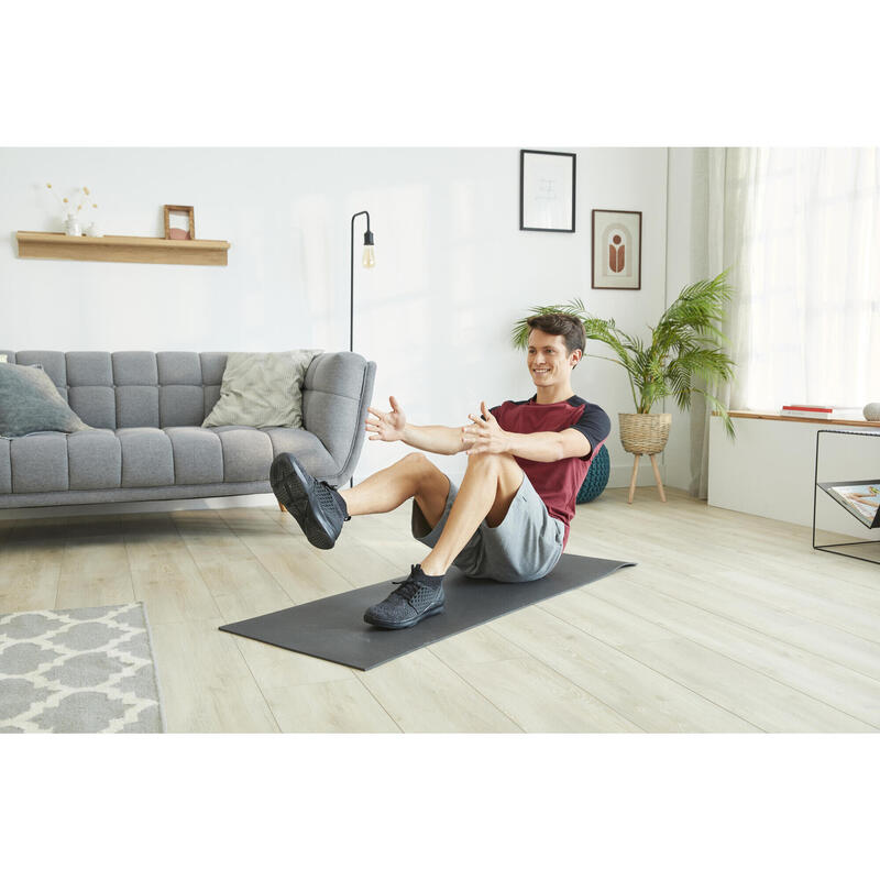 Esterilla colchoneta mat pilates 140x50cm 6,5mm Negro