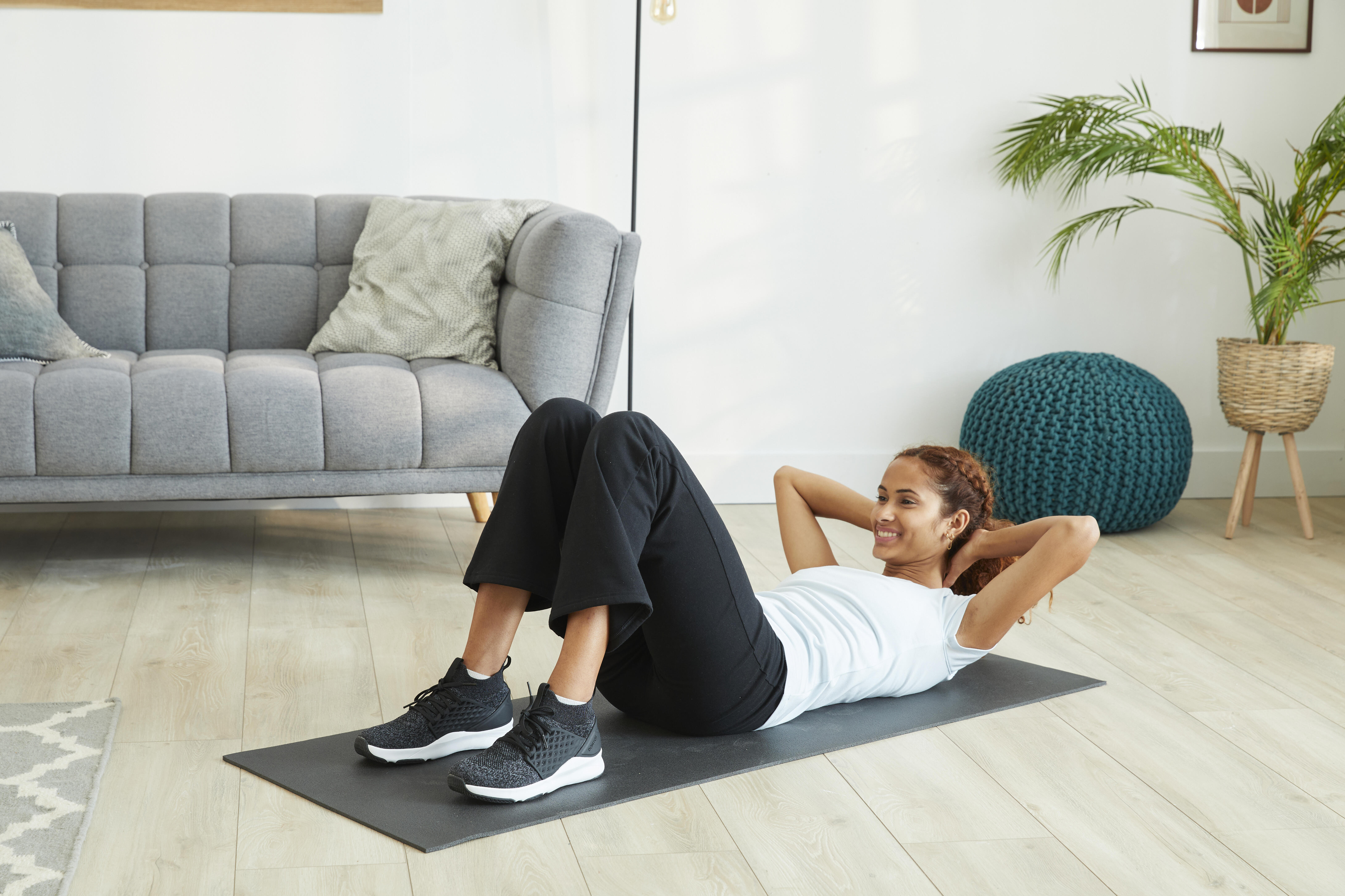 Pilates Mat - 100 Black - DOMYOS