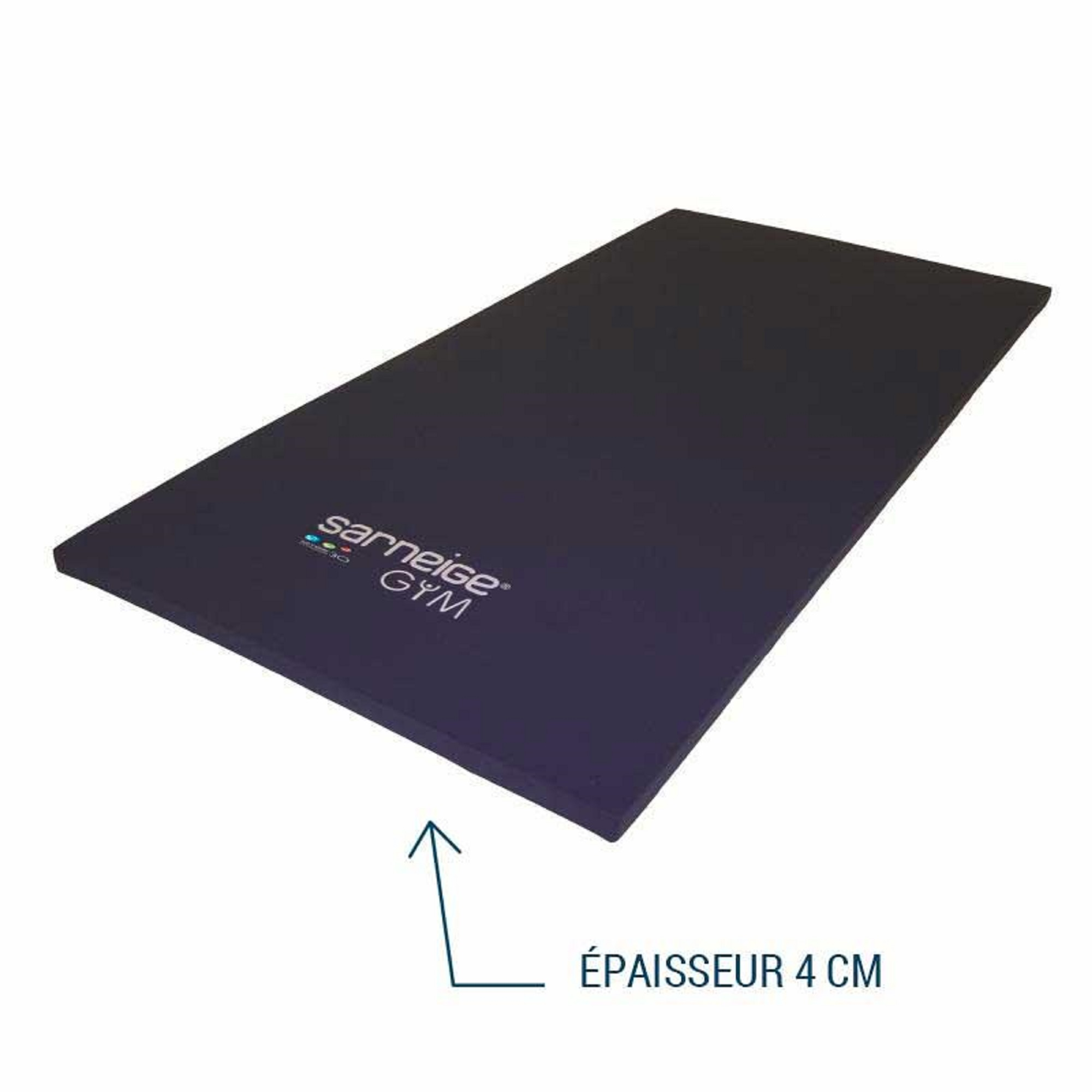 Tapis de gym sarneige houssé solo 4 cm bleu - Gymnastique - Sarneige- Clubs - Entreprises - Collectivités - Associations