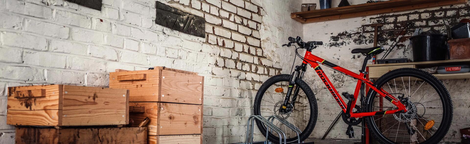 Soportes para guardar la bicicleta dentro de casa