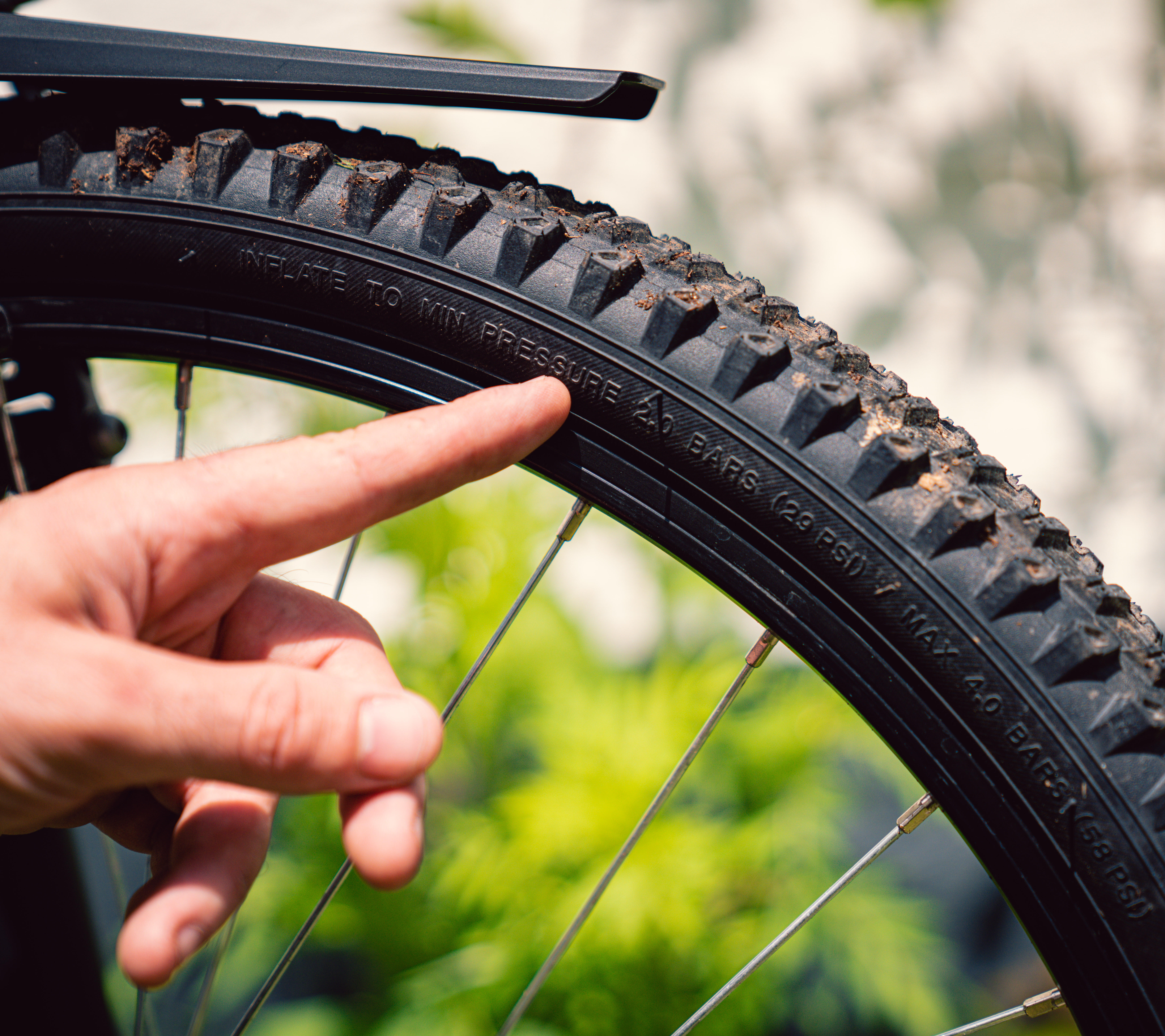 WHAT IS THE RECOMMENDED PRESSURE FOR 20&quot; HYBRID BIKE TYRES?