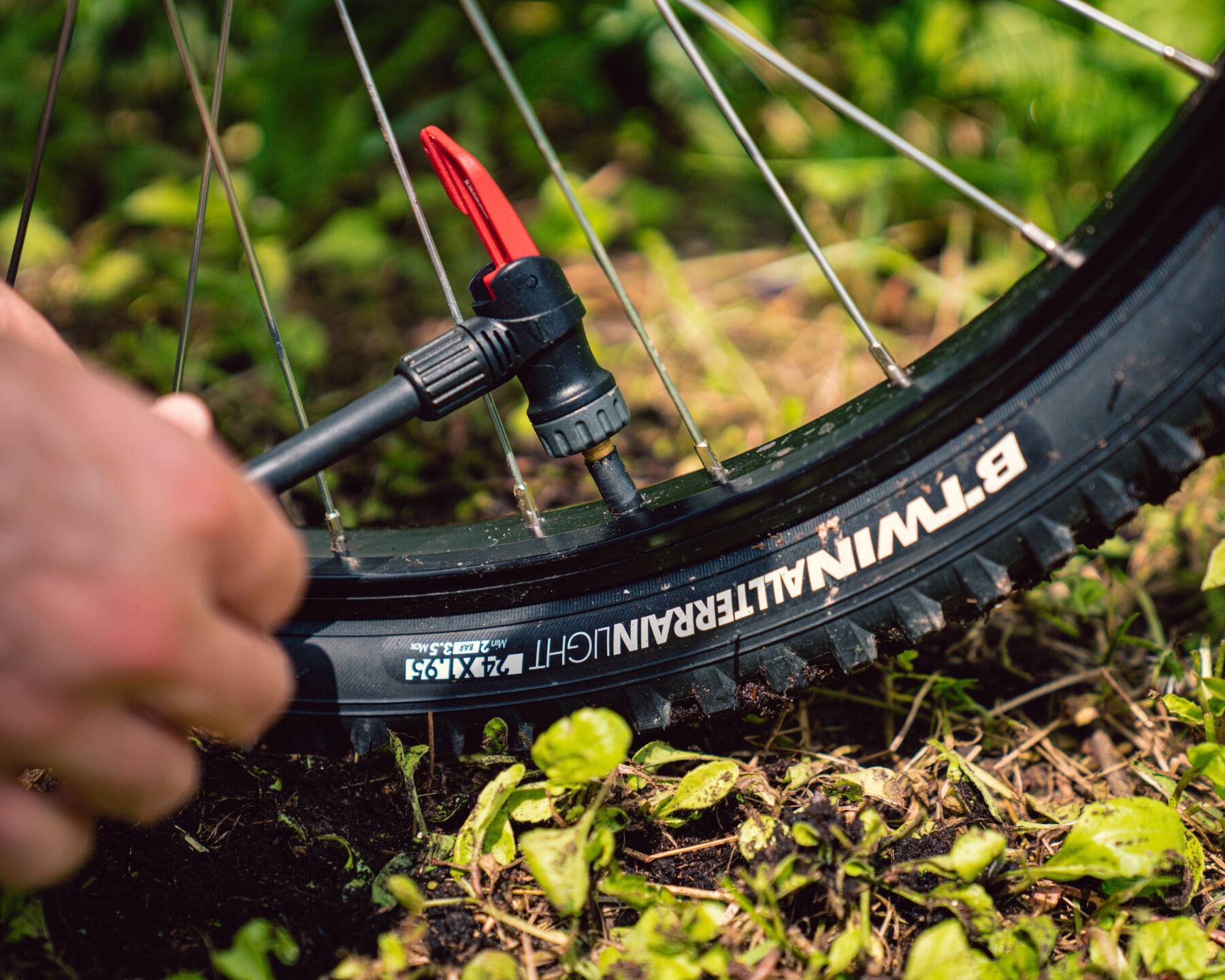 Check your bike tyre pressure before cycling