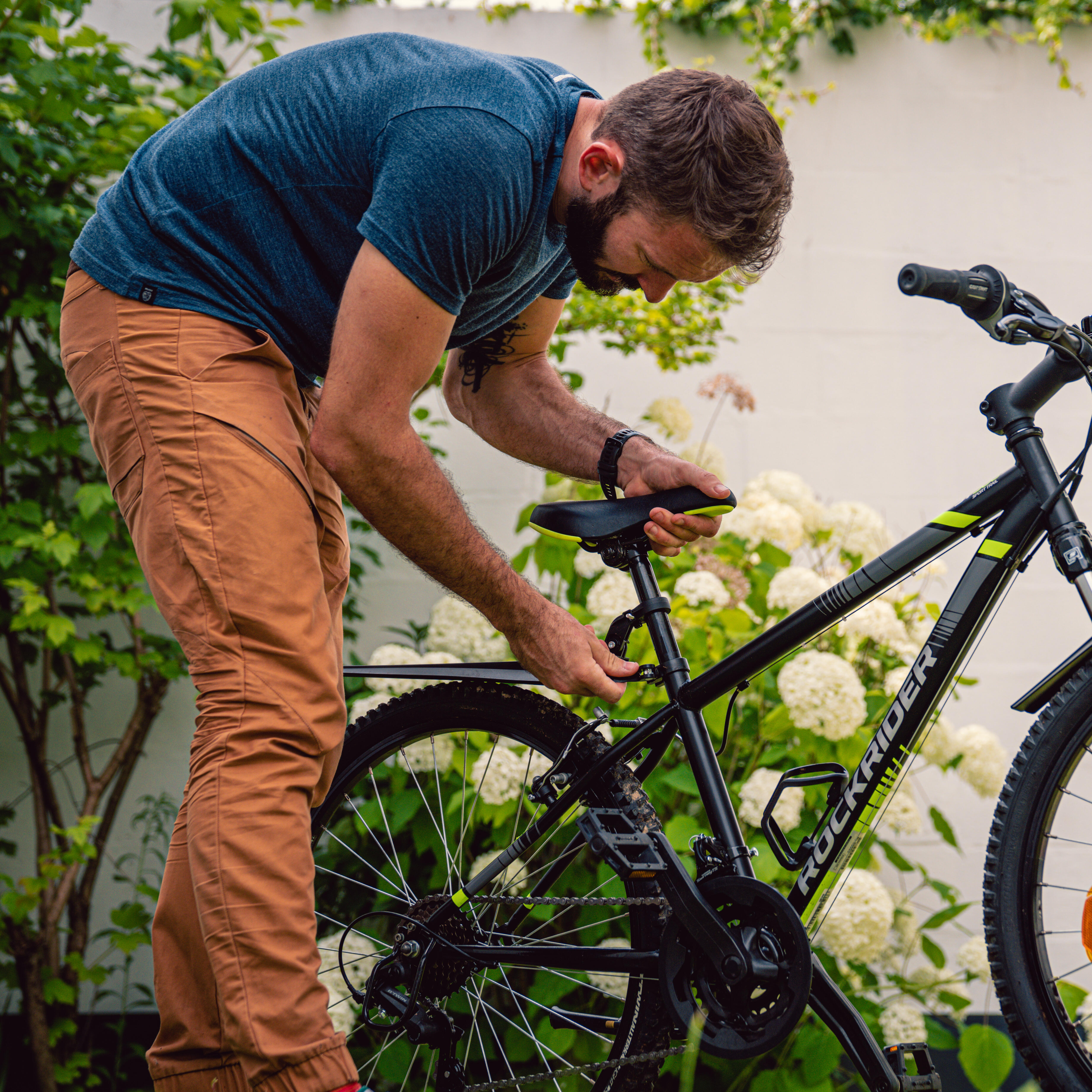 Adjusting your mountain bike's saddle: how high should the saddle be?