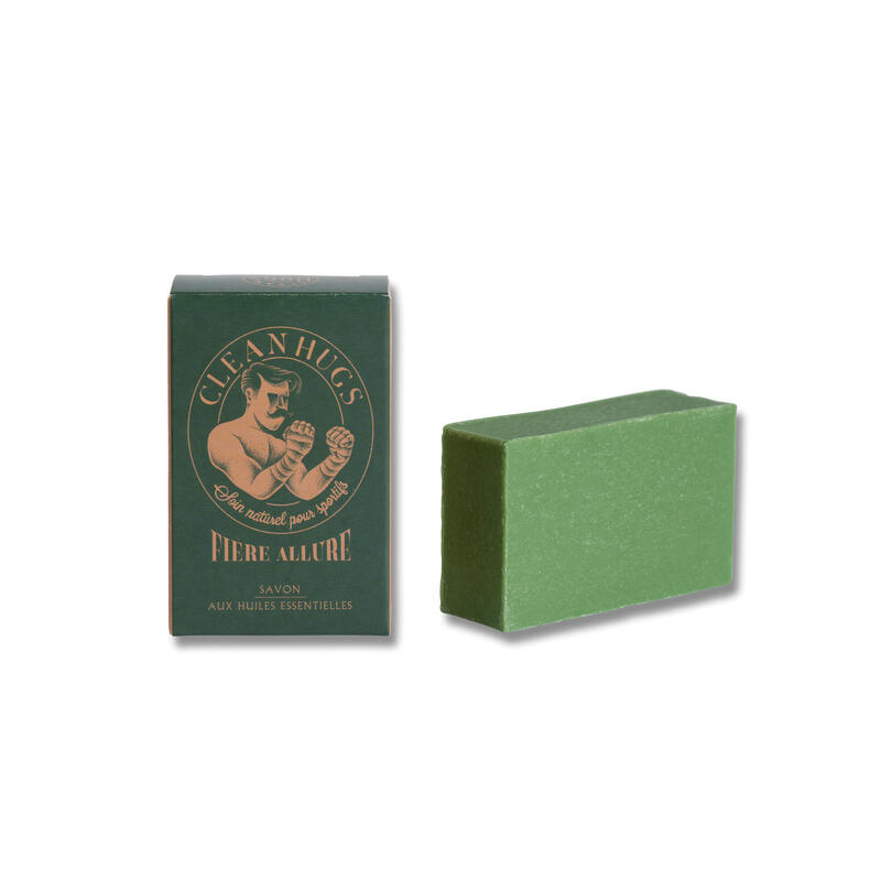 Savon Bio CLEAN HUGS aux huiles essentielles de Citron et menthe poivrée