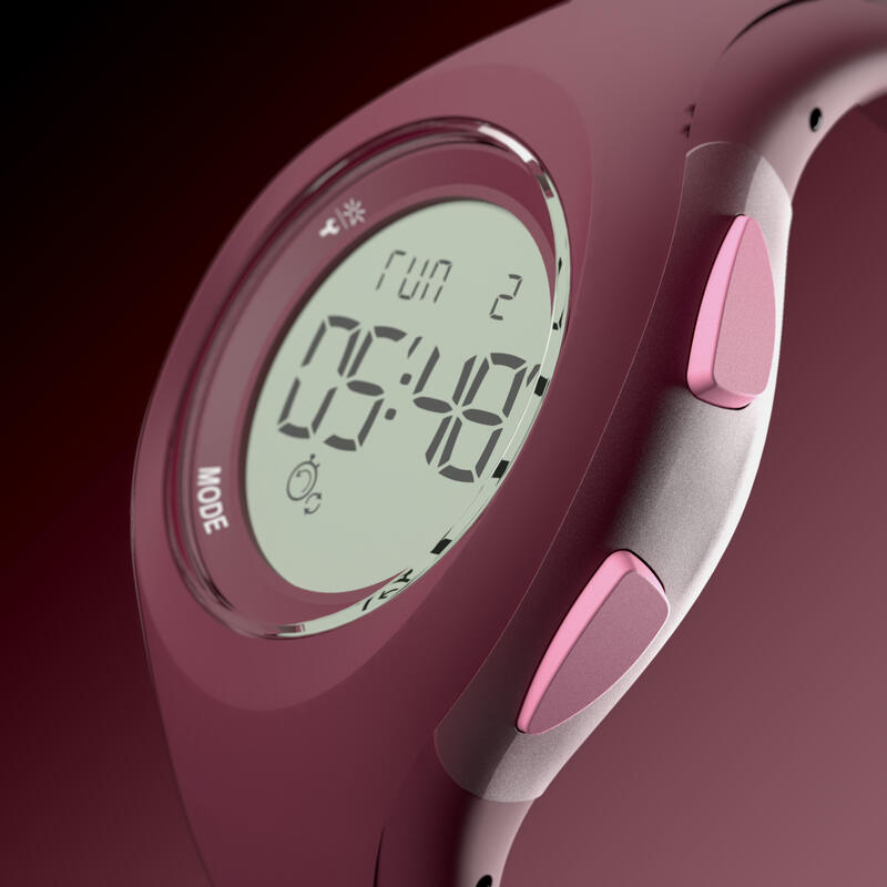 Běžecké hodinky se stopkami W200 S fialové