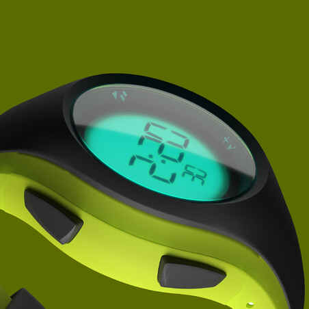 Bėgimo laikrodis „W200 M“, pilkas / geltonas