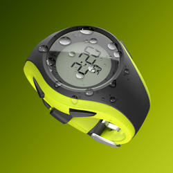 W200 M Running Stopwatch - Grey / Yellow