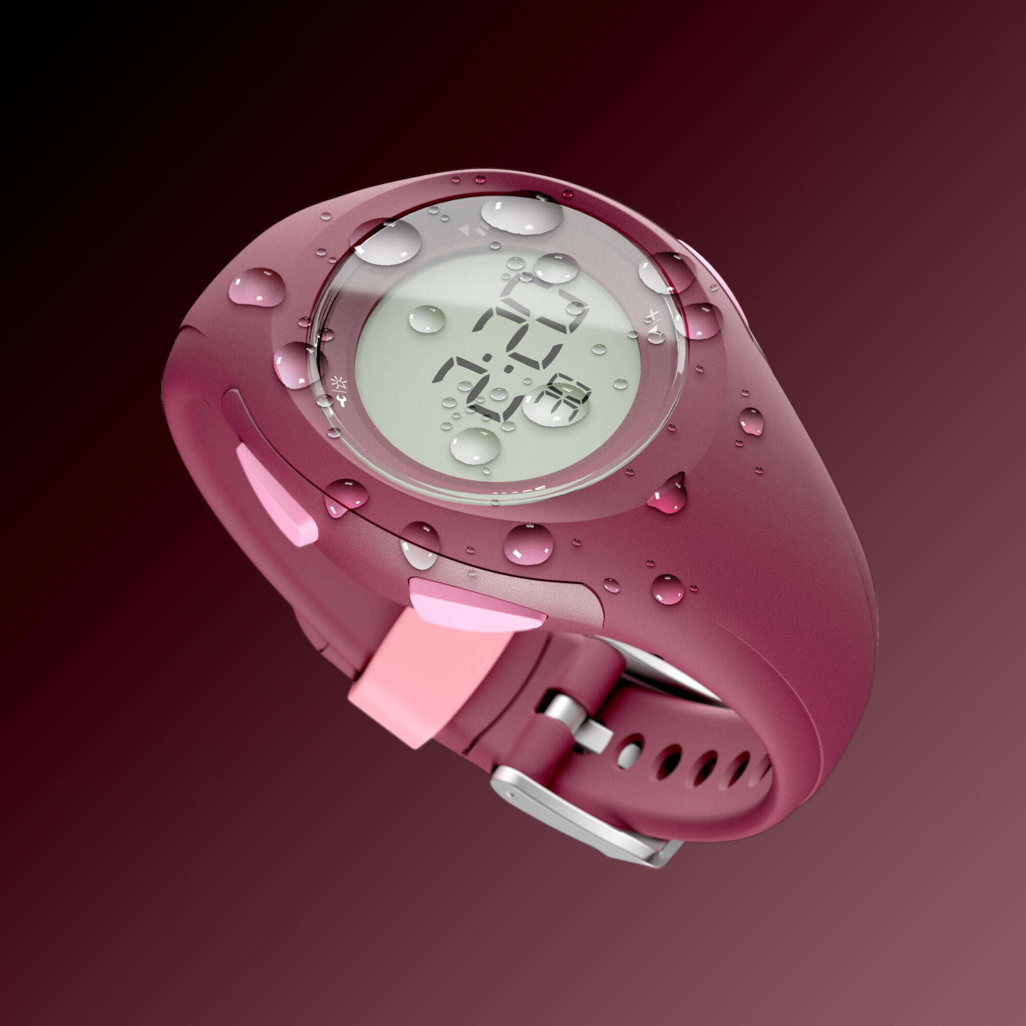 Montre chronomètre de course à pied W200 S violette 4/9