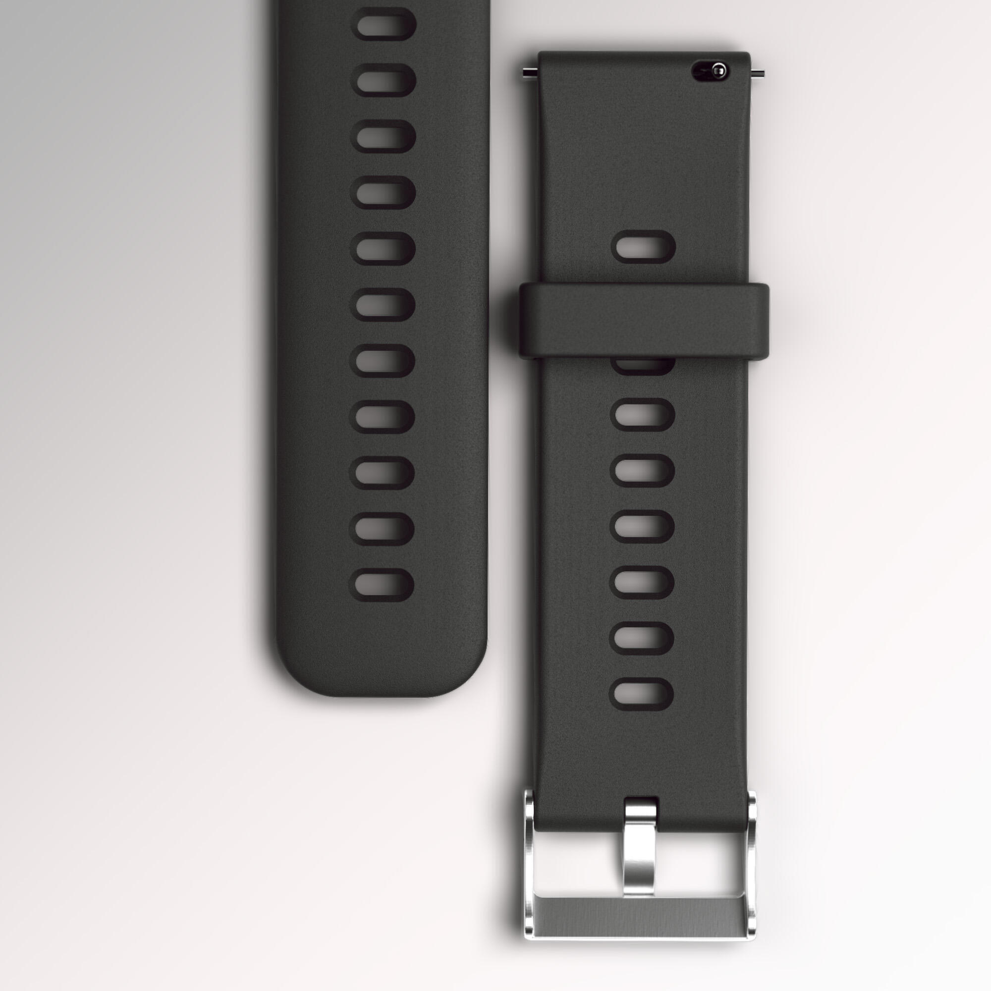 Interchangeable black strap for W100 watch 1/2