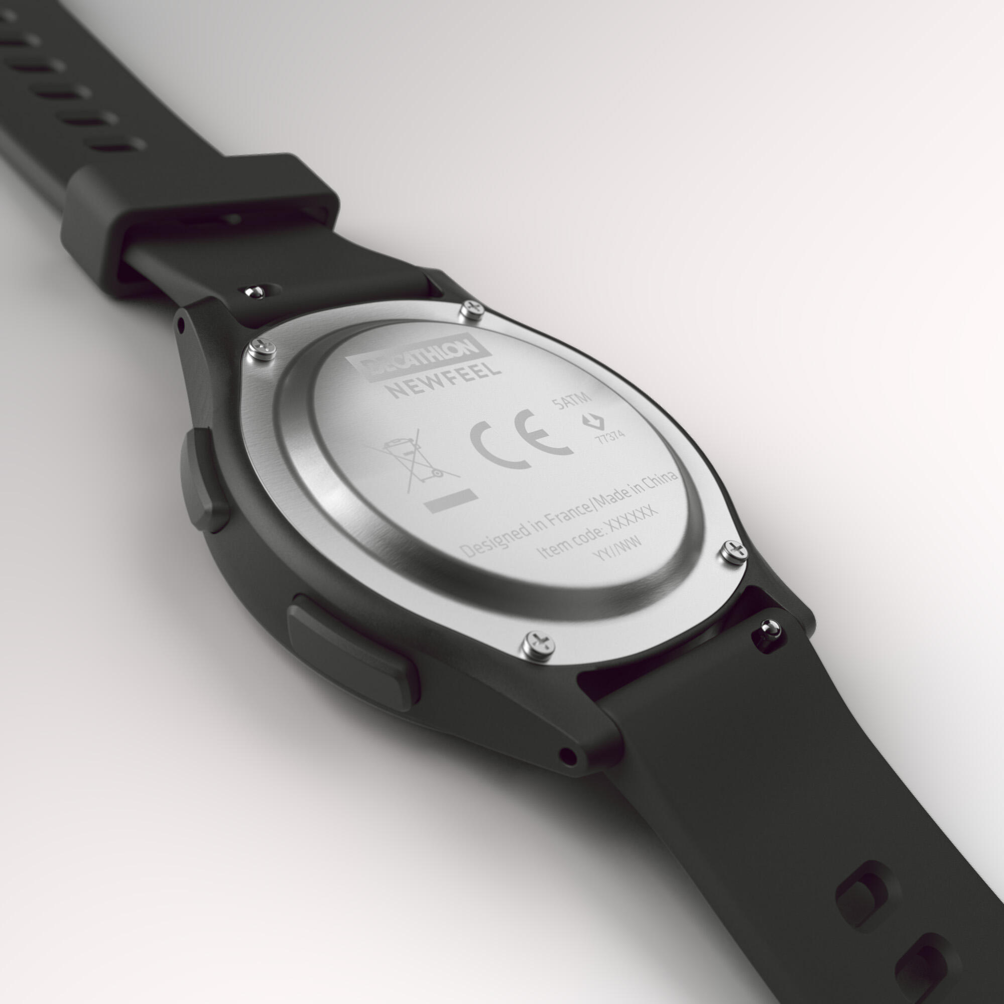 Segunda vida - Reloj digital cronómetro Niño y Adulto ATW100 S negro 4/7