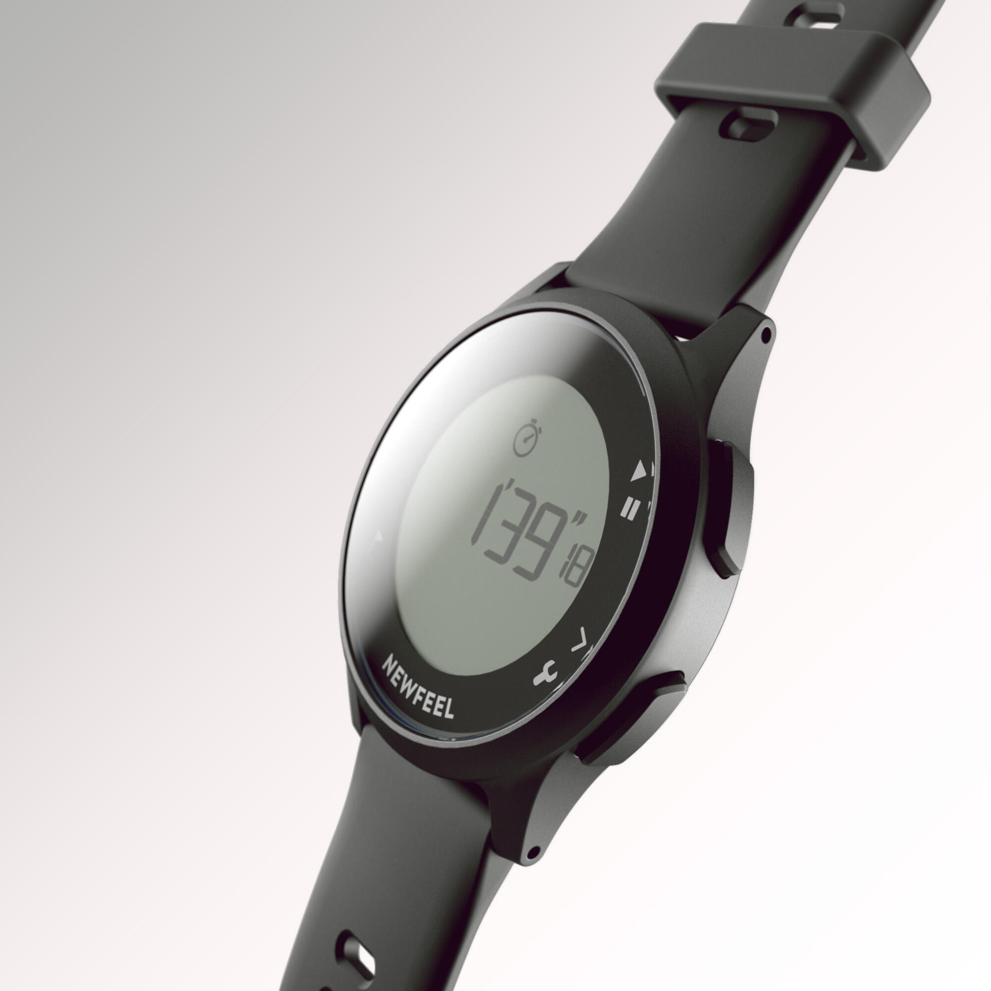 Segunda vida - Reloj digital cronómetro Niño y Adulto ATW100 S negro 3/7