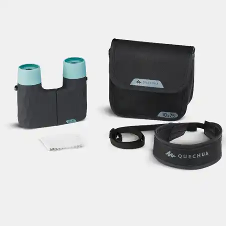 Adult's Hiking Focus-Free Binoculars MH B140 x10 Magnification - blue grey