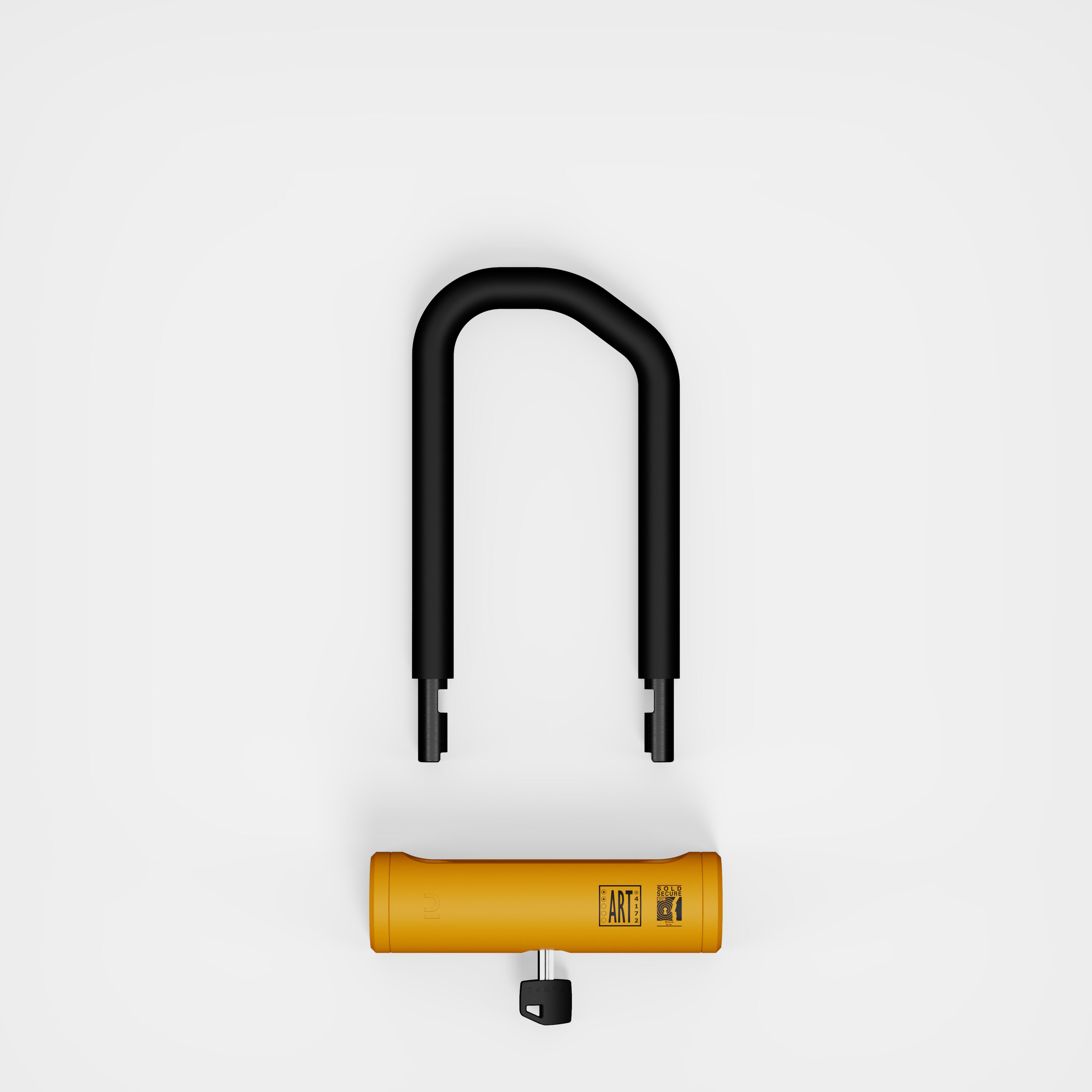 Bike U-Lock + Cable Set - ART2 920 Yellow - ELOPS