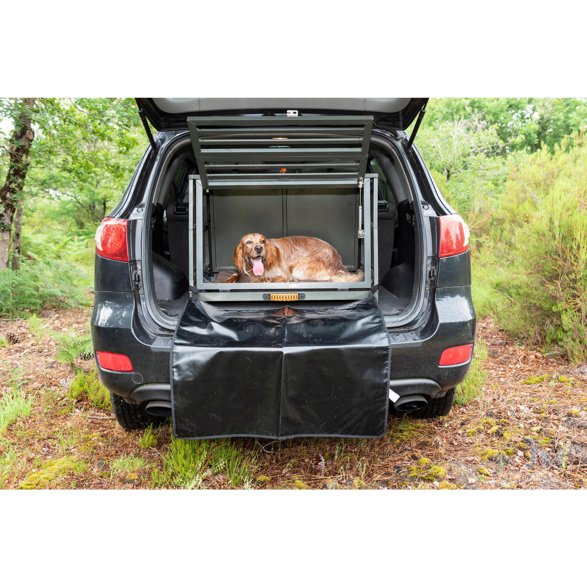 Foldable transport crate for 1 aluminium dog 900