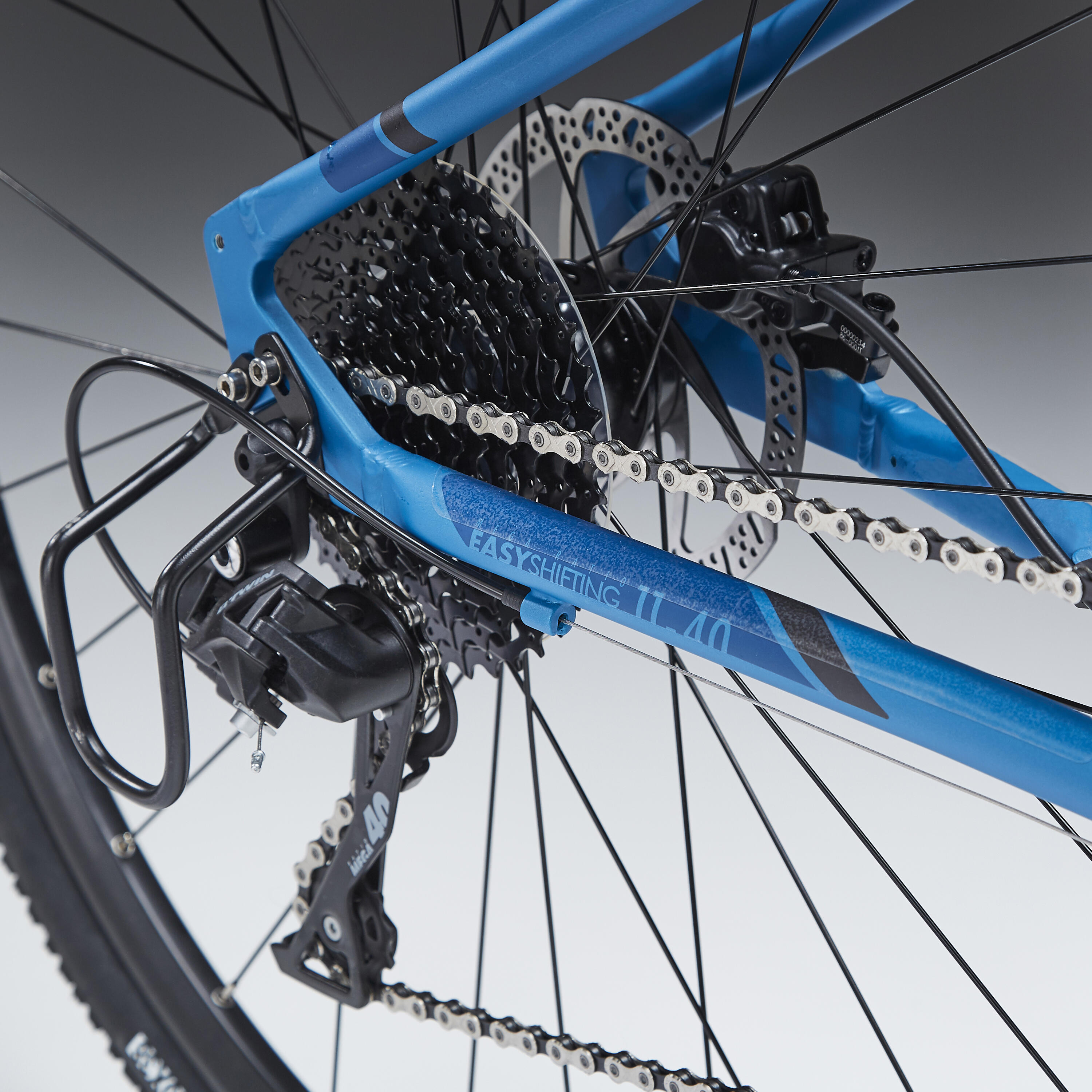 Riverside 900 Hybrid Bike - Blue 6/9
