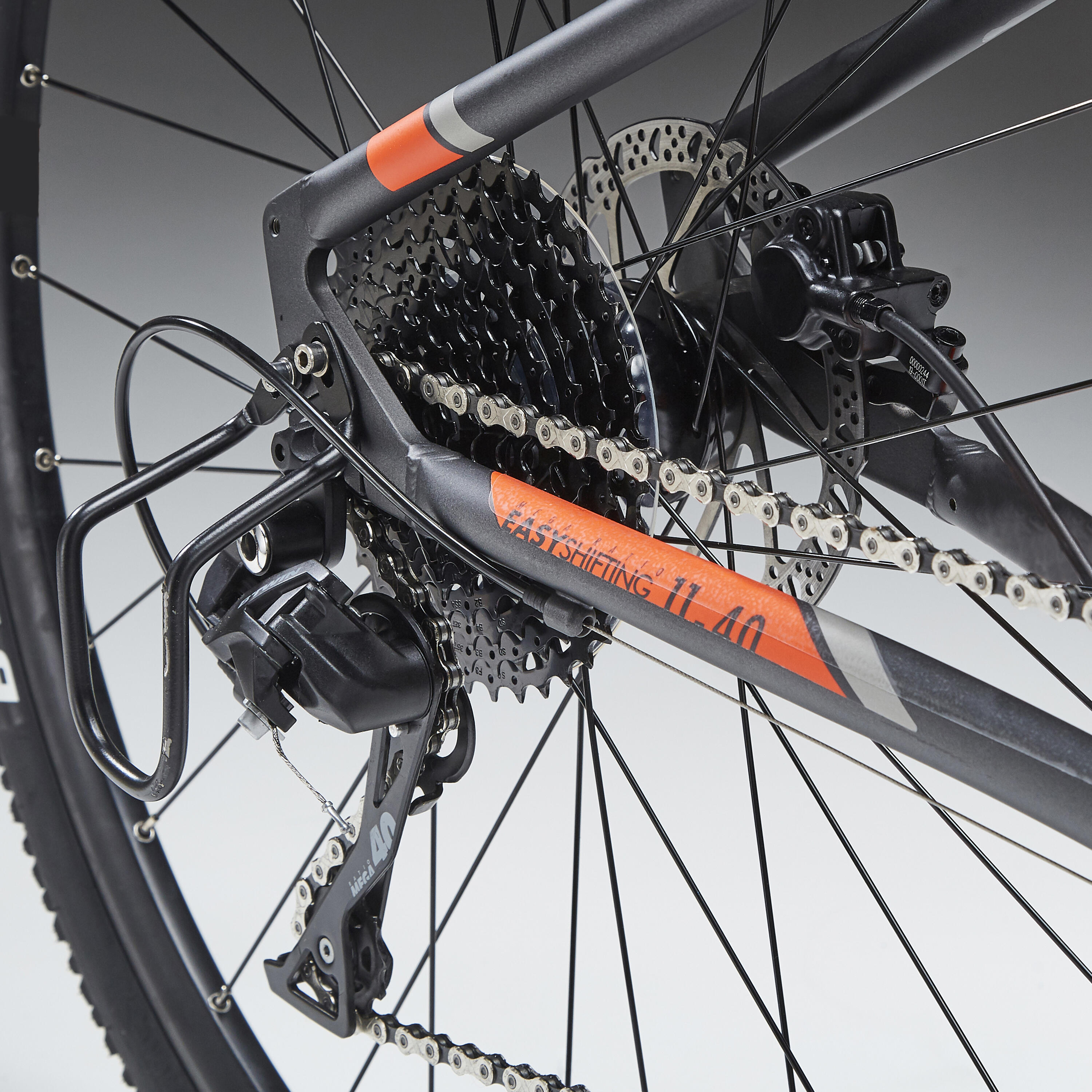 HYBRID BIKE RIVERSIDE 900 - GREY/ORANGE 6/11