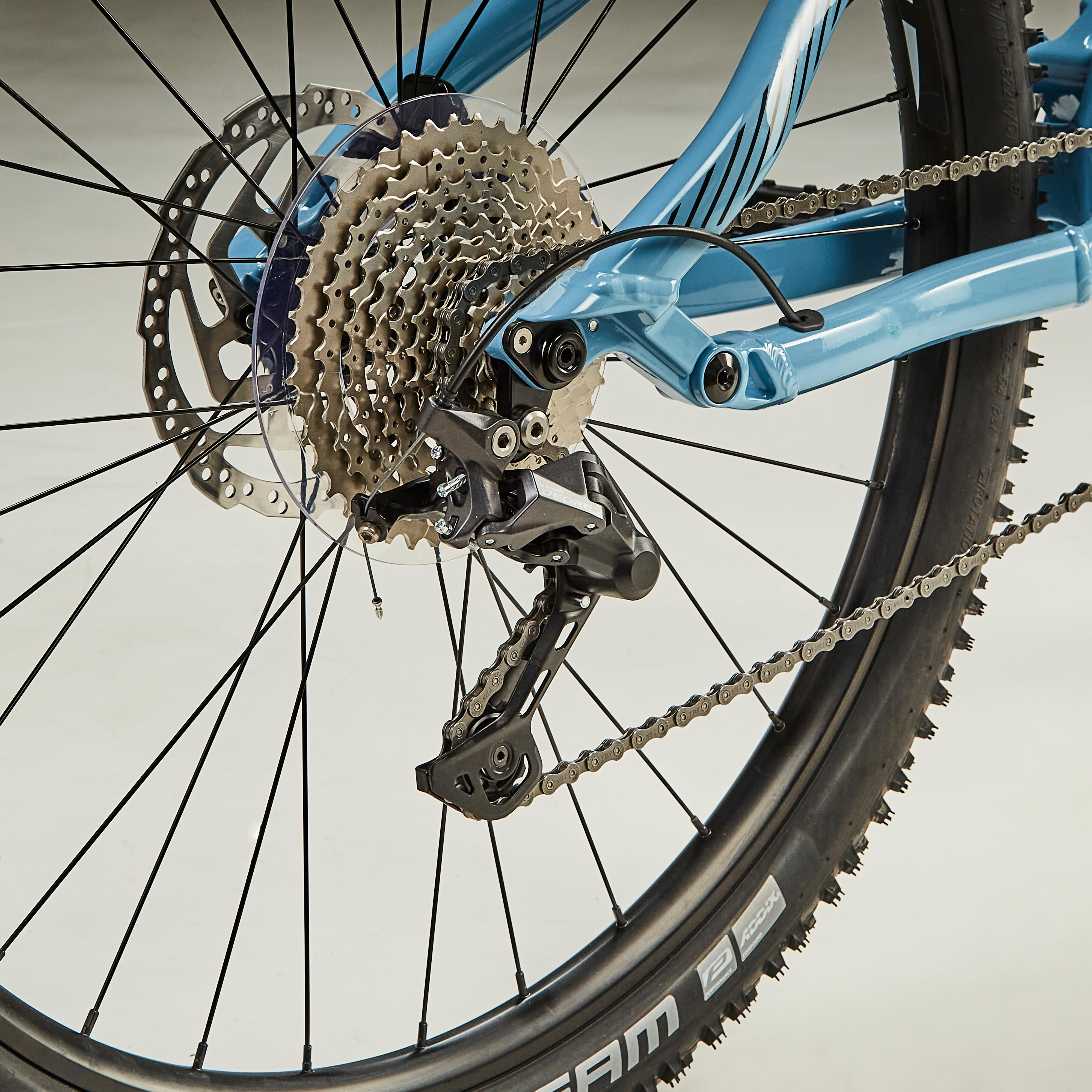 29 Inch ELECTRIC MOUNTAIN BIKE E-ST STILUS - Blue - Decathlon