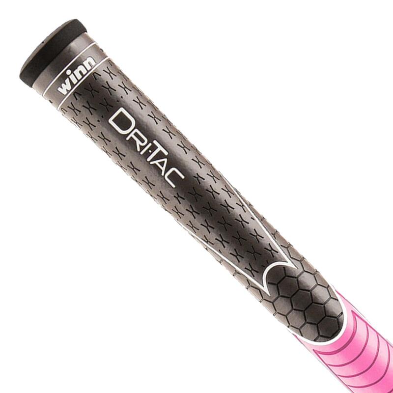 Golfgrip Dri-Tac maat 01 undersize grijs roze