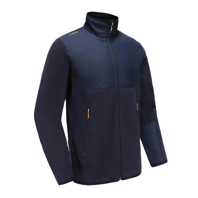 Men's warm sailing fleece 500 - Blue/black