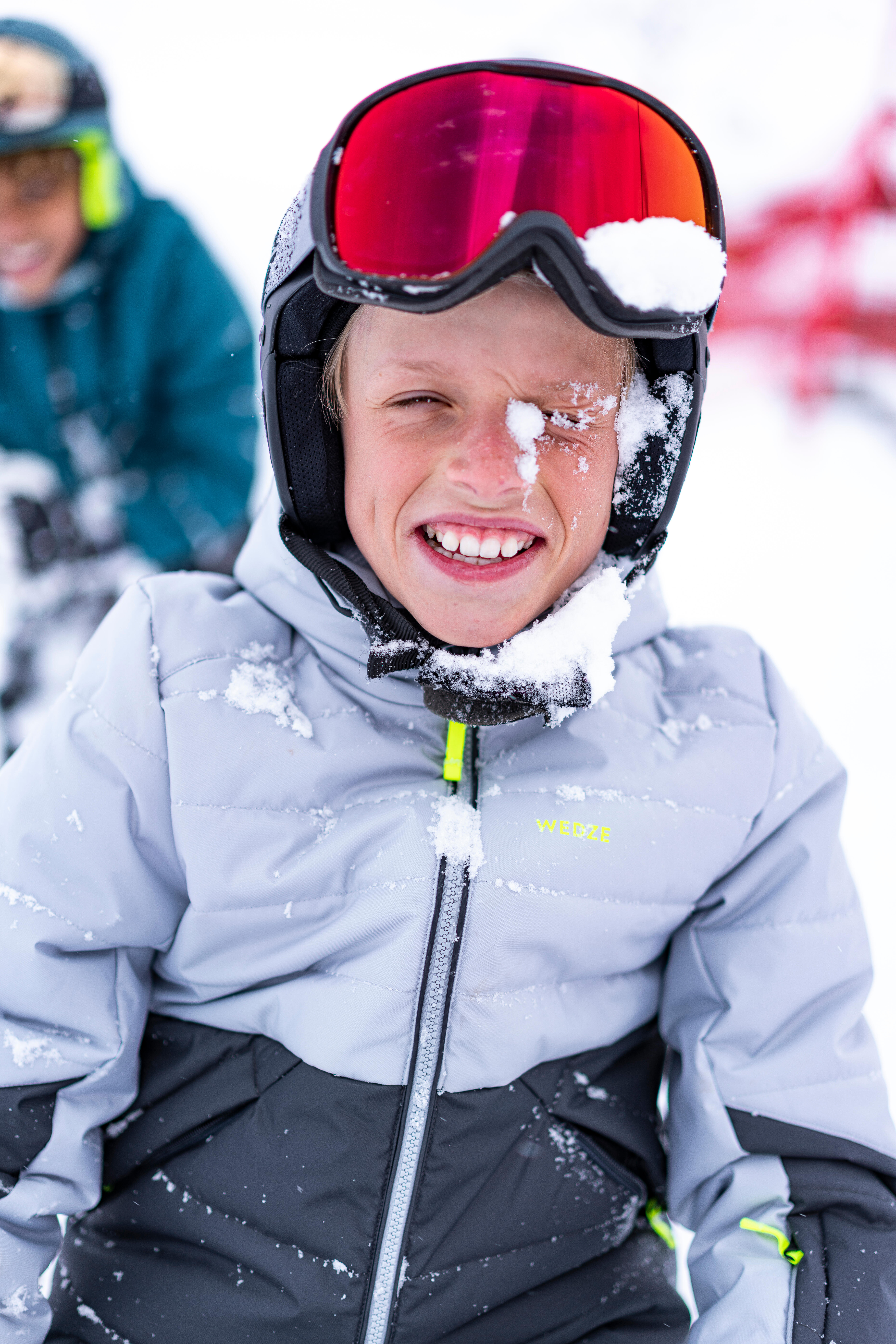 Manteau de ski matelassé chaud enfant, 100 Âge 6-14 ans - WEDZE
