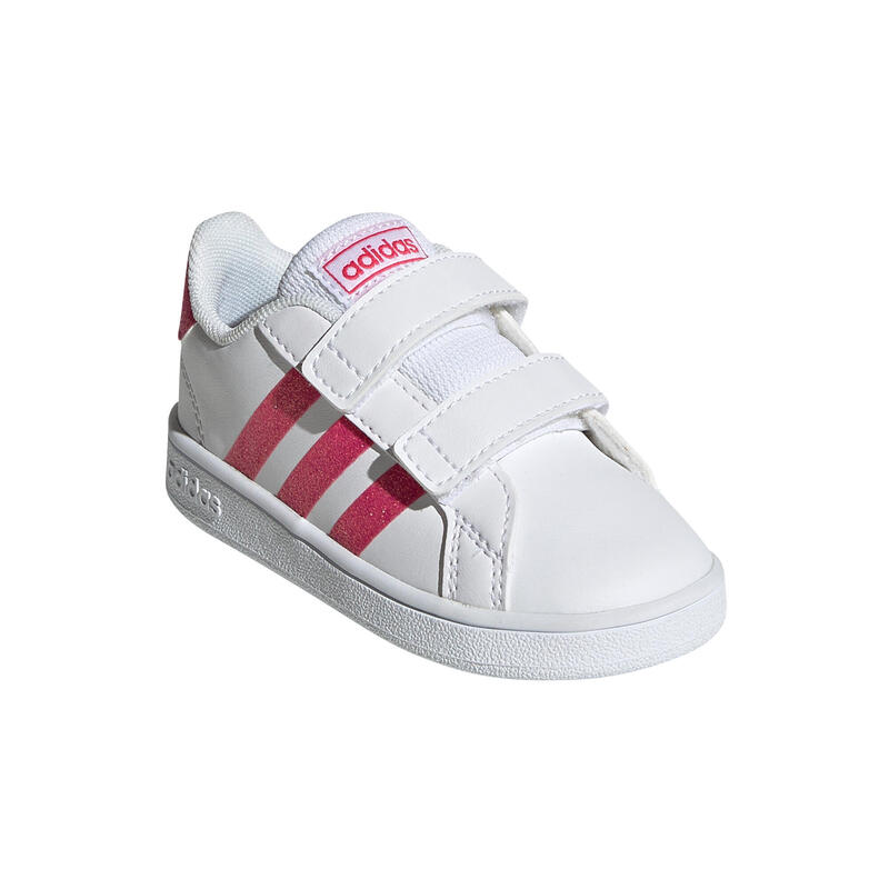Scarpe da ginnastica baby Adidas GRAND COURT bianco-rosa