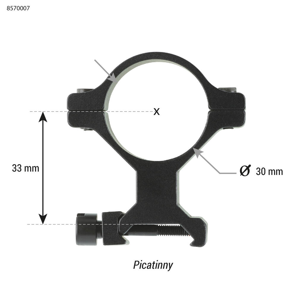 30mm Weaver High Scope Rings