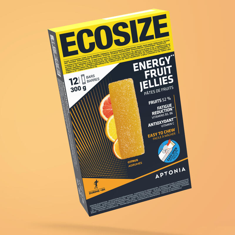 ECOSIZE ENERGY FRUIT JELLIES CITRUS 12X25G APTONIA Decathlon