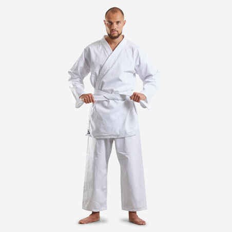 Uniforme de karate para adulto Outshock 100 blanco