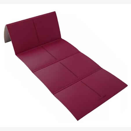 160 cm x 58 cm x 7 mm Pilates Floor Mat - Tone Mat Fold - Dark Pink